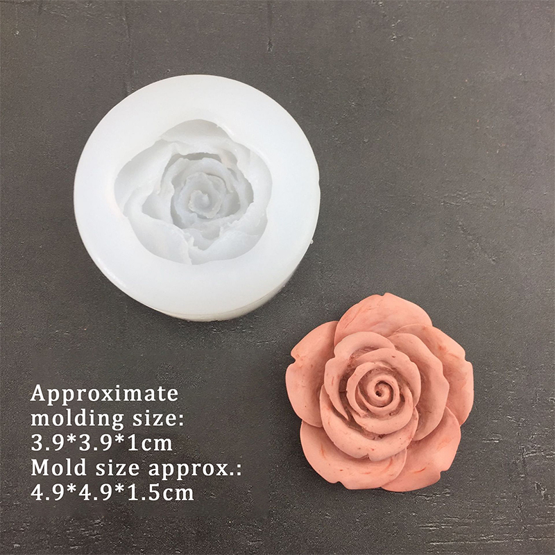3D Rose Flower Shape Leaf Sili - Candle Making Tutorial recension och pris