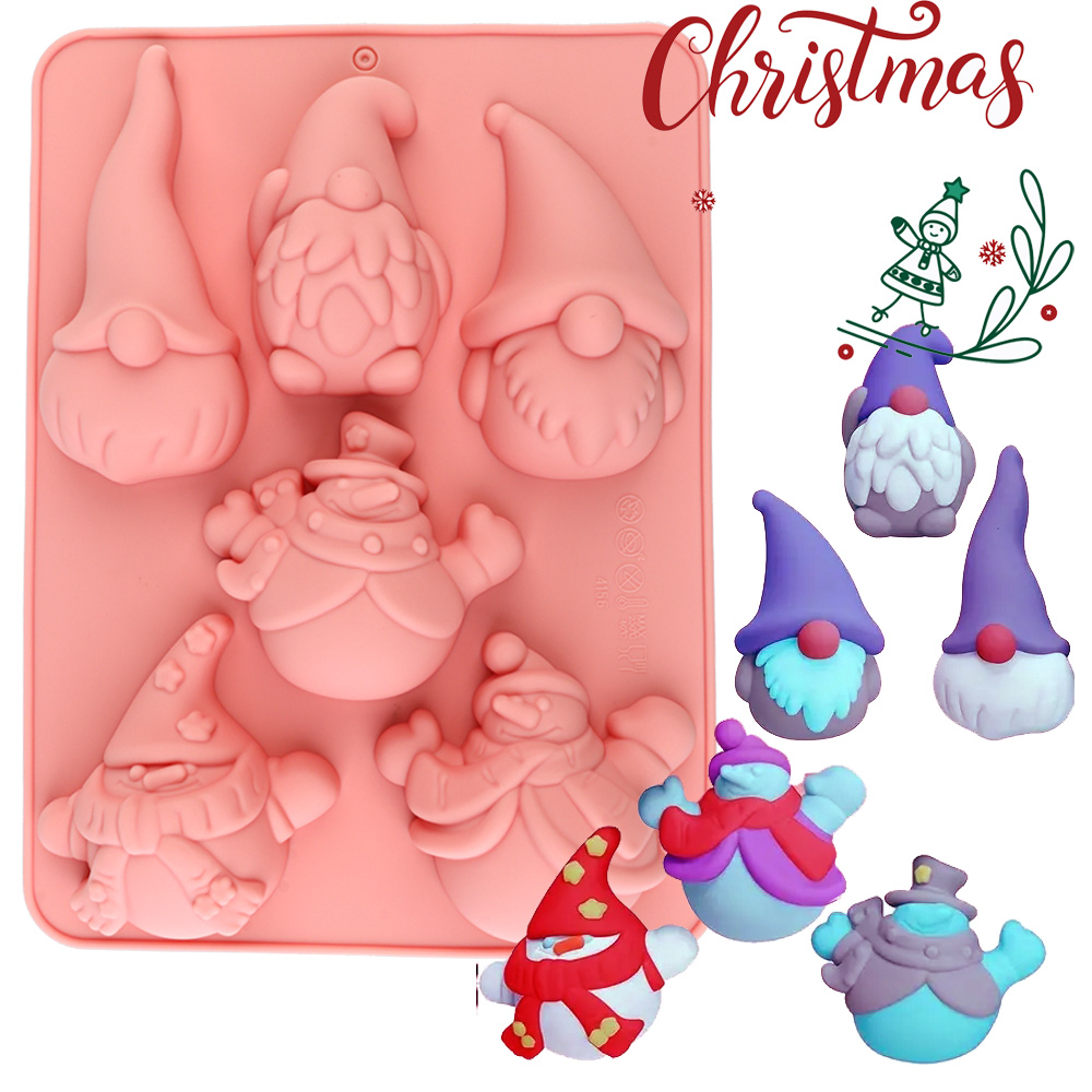 6-Cavity Christmas Gnome Cake  - Candle Making Tutorial recension och pris