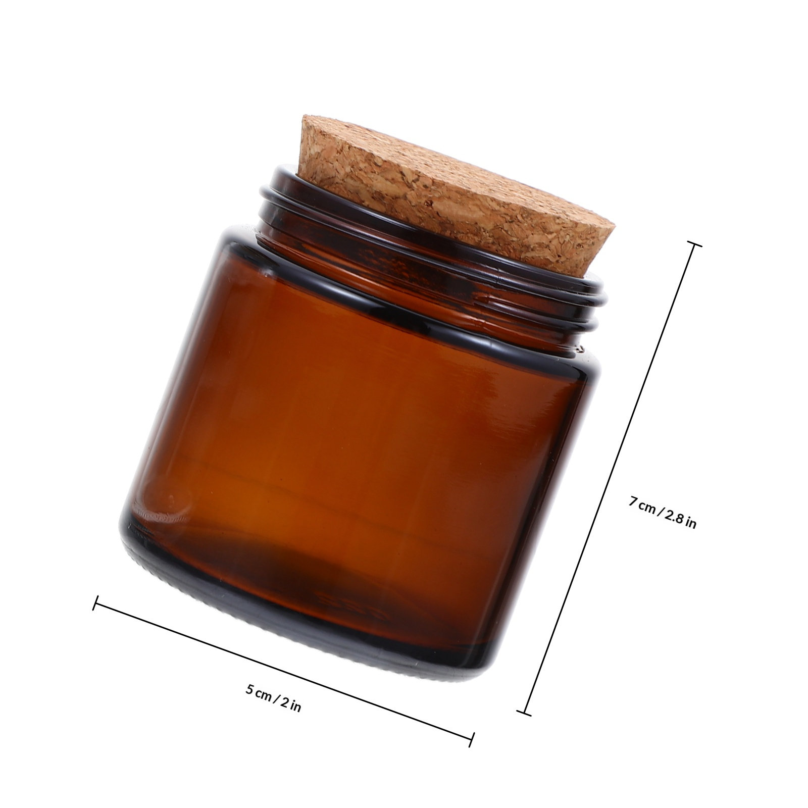 4Pcs Thick Glass Jar with Natu - Candle Making Jars With Lids recension och pris
