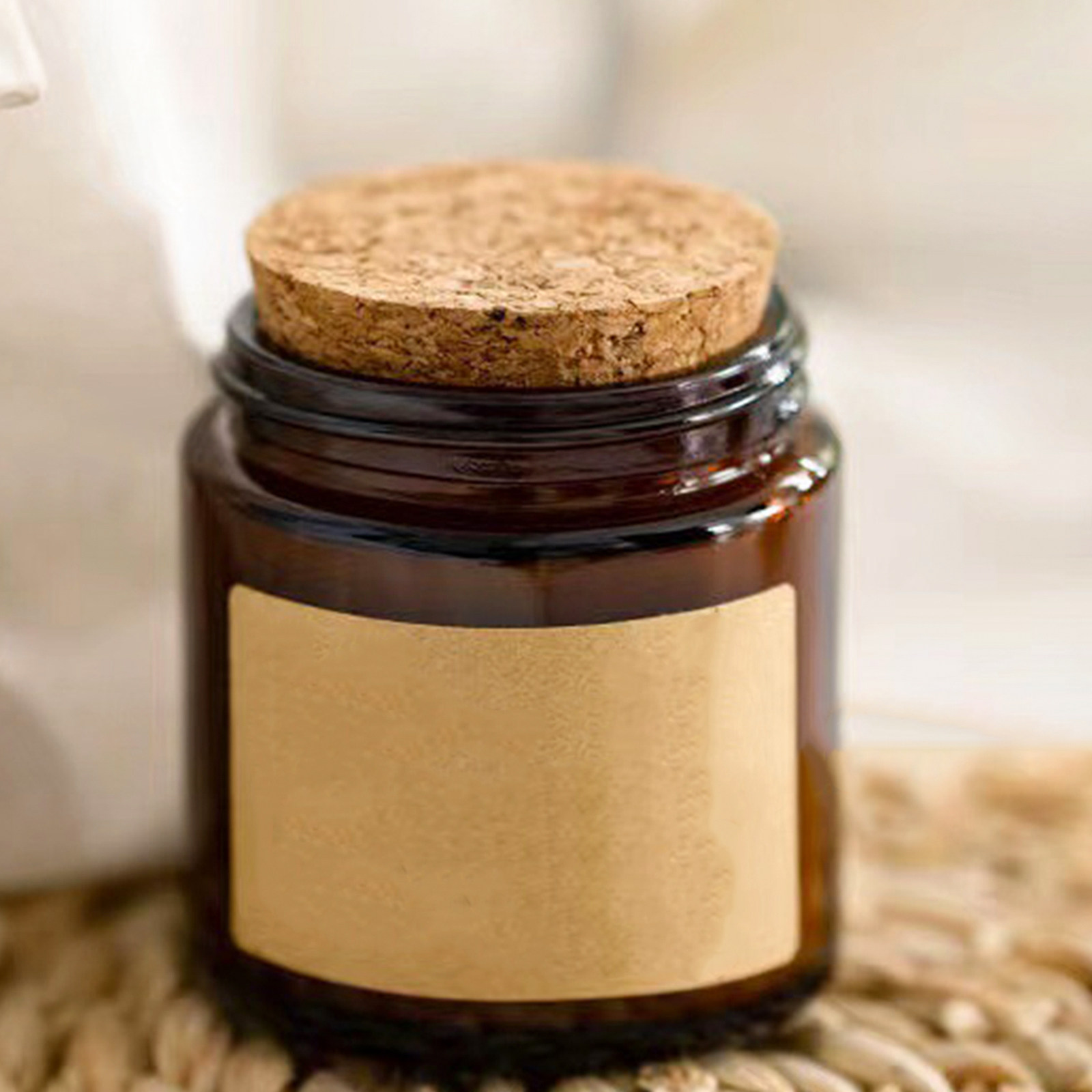4Pcs Thick Glass Jar with Natu - Candle Making Jars With Lids recension och pris