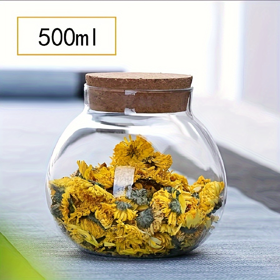 500ML Clear Glass Storage Cani - Candle Making Jars With Lids recension och pris