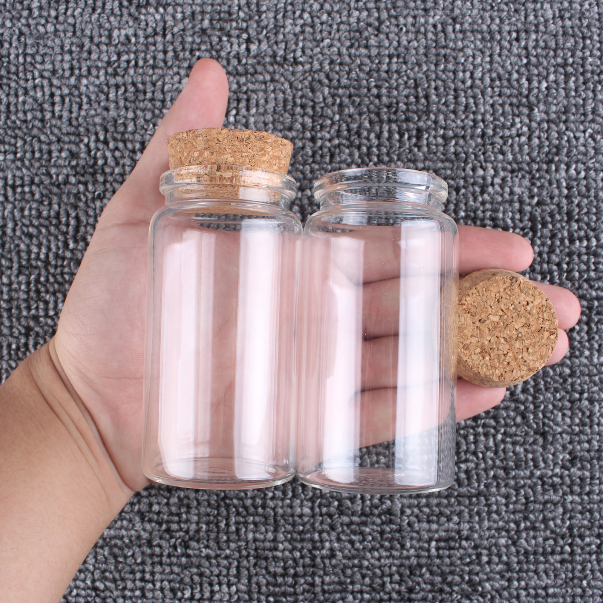 2pcs/lot 50ml 60ml 80ml 100ml  - Candle Making Jars With Lids recension och pris