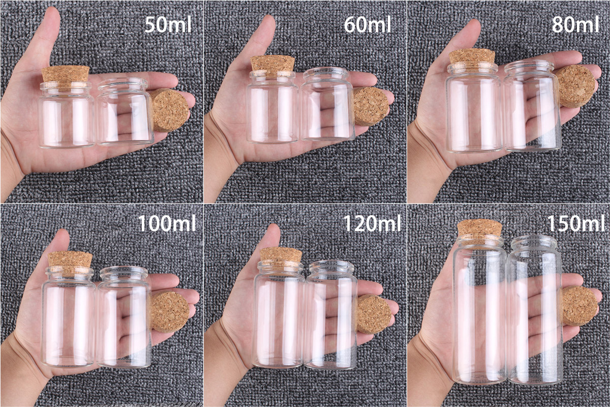 2pcs/lot 50ml 60ml 80ml 100ml  - Candle Making Jars With Lids recension och pris
