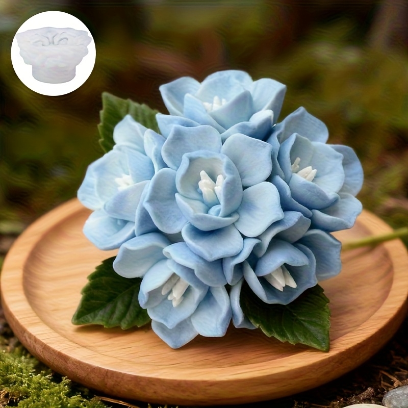 1 Hydrangea Candle Silicone Mo - Candle Making Tutorial recension och pris