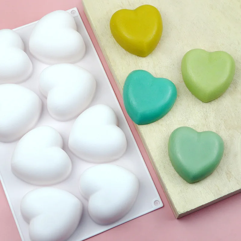 Love Heart Silicone Soap Mold  - Candle Making Tutorial recension och pris