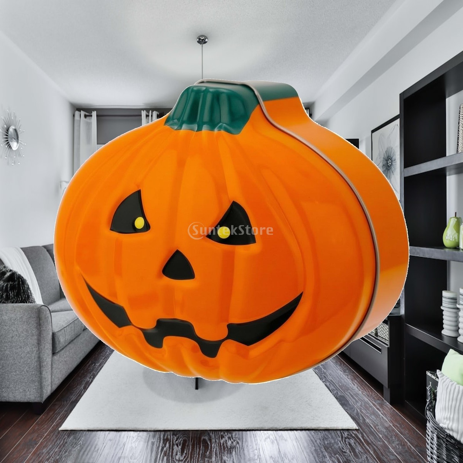 3D Jack-O'-Lantern Tin Caniste - Tin Container Lid recension och pris