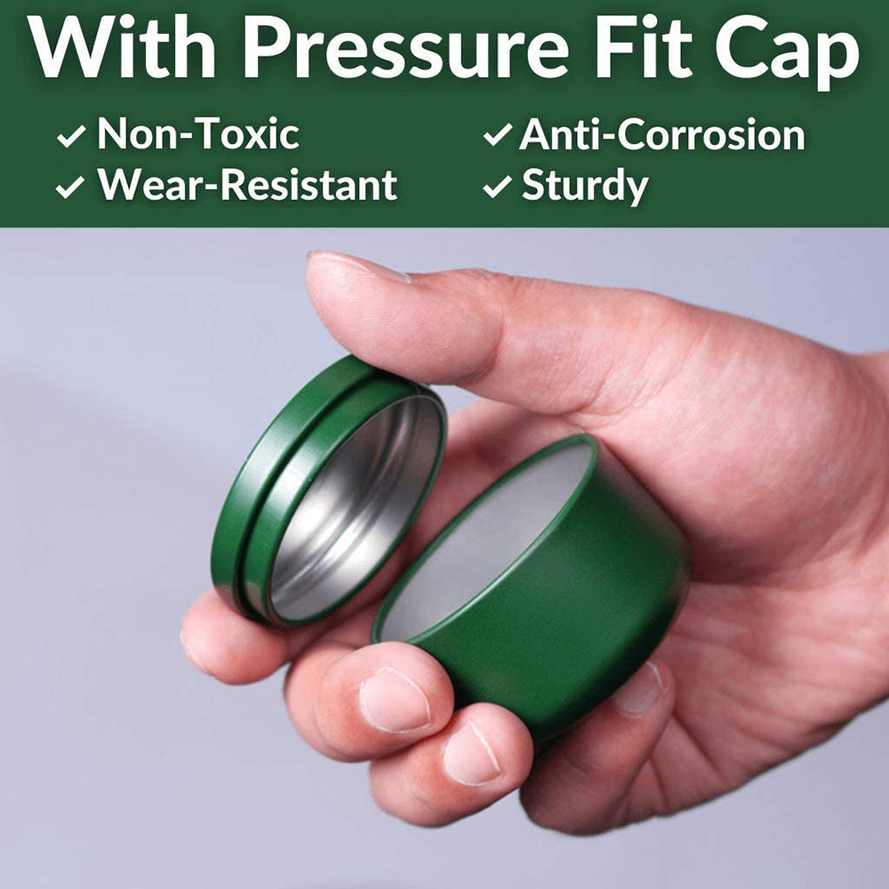 Tea Can with Airtight Lids Tin - Candle Making Jug recension och pris