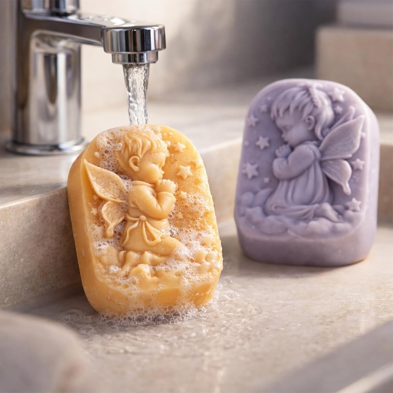 Angel Silicone Mold For Soap M - Candle Making Tutorial recension och pris