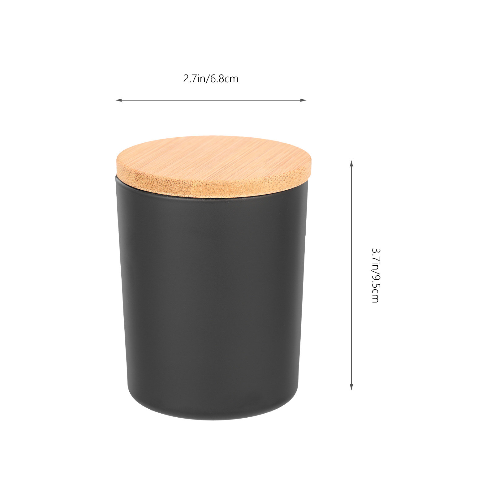 4 Piece Glass Candle Jars with - Candle Making Jars With Lids recension och pris