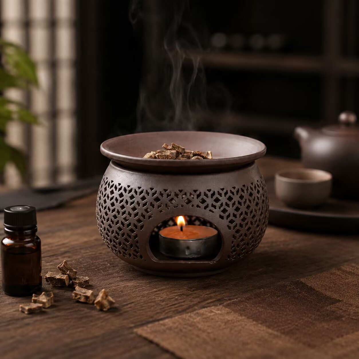 Ceramic Carved Incense Burner  - Candle Making Jug recension och pris
